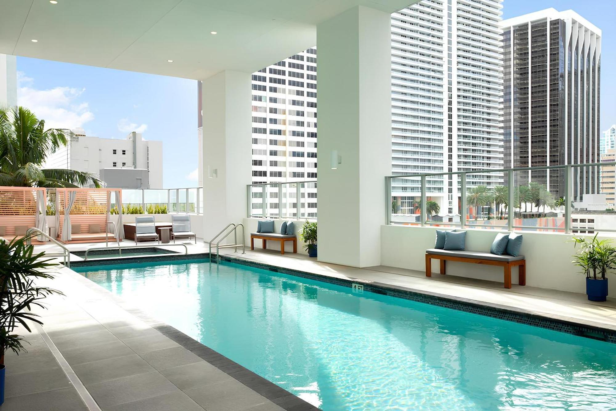 New Luxury Downtown Apartment - Gym Pool Workspace Miami Exterior foto